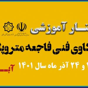سمینار آموزشی «واکاوی فنی فاجعه متروپل»